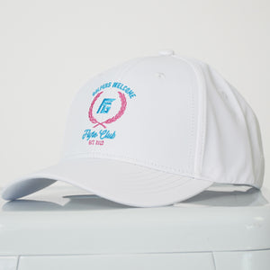 White Flyte Club Golf Hat