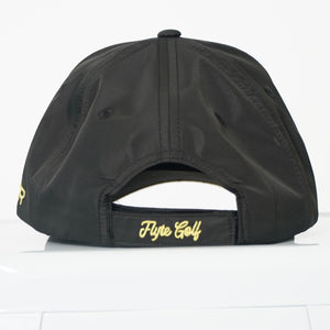Black + Gold Golf Hat