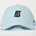 Baby Blue + Black Golf Hat