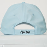 Baby Blue + Black Golf Hat