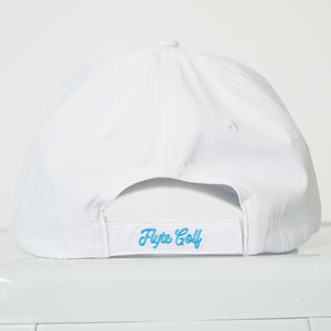 White Flyte Club Golf Hat