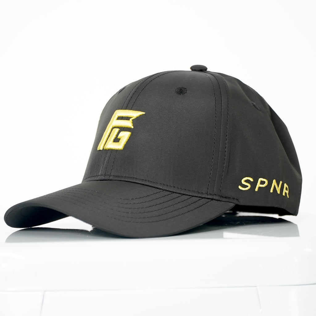 Black + Gold Golf Hat