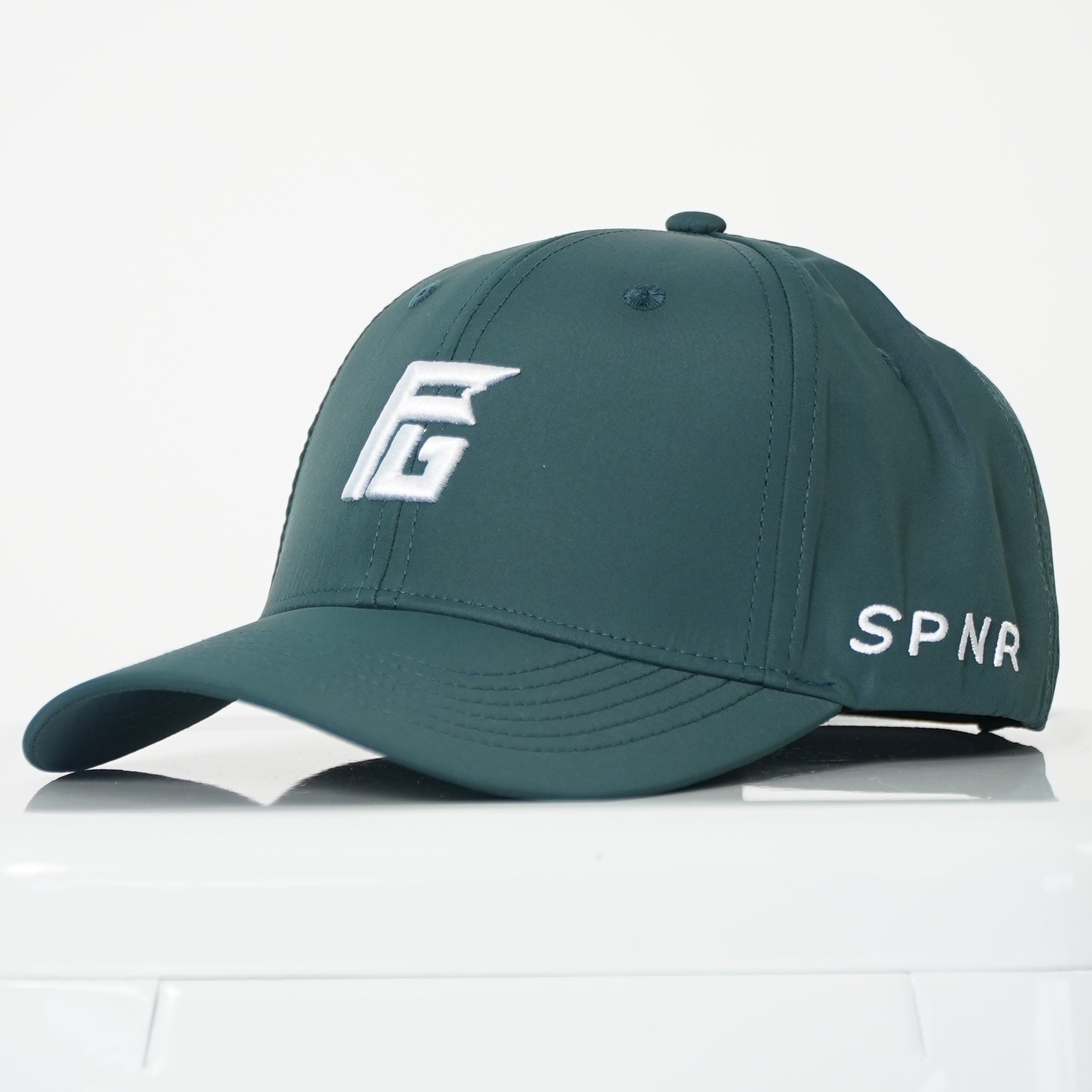 Sea Blue + White Golf Hat