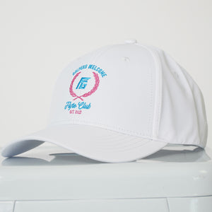 White Flyte Club Golf Hat