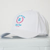 White Flyte Club Golf Hat