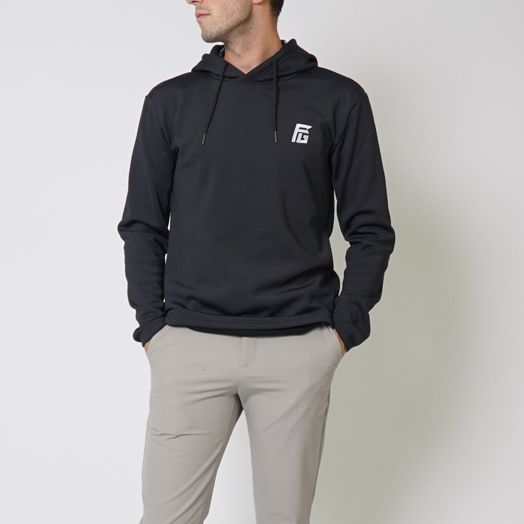 Dual-Threat Black Hoodie